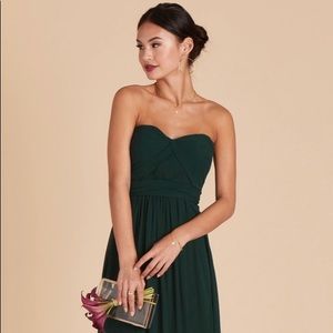 Dark green, long formal dress